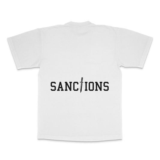 SANCTIONS STAPLE T-SHIRT - WHITE